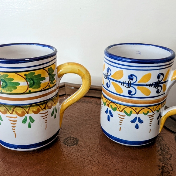 Talavera Hand-painted Coffee/Tea Pottery Mugs - Made in Spain - Picture 2 of 6